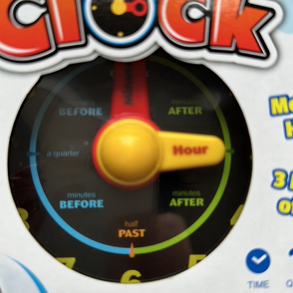 Learning Clock toy for kids - Picture 2 of 5